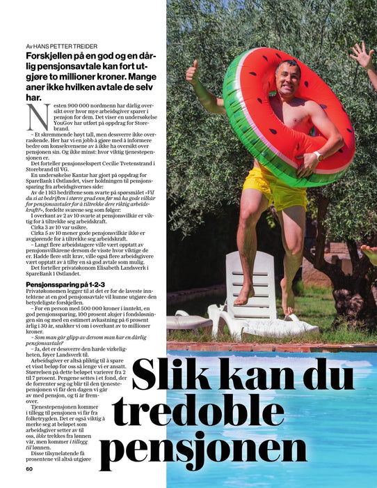 Pensjon januar 2026